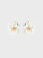 Flower&Bird earrings