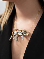 Leopard on a Branch necklace