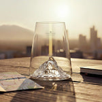 Design glass Mount Matterhorn TOPOGRAPHIC