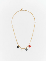 mini flowers necklace u219