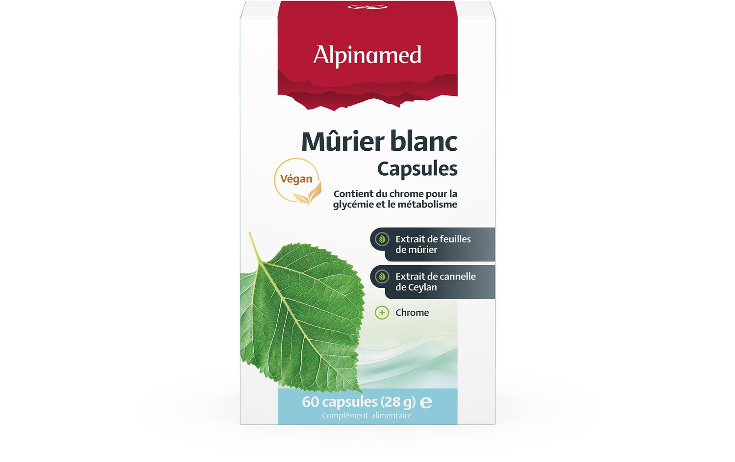 ALPINAMED WEISSE MAULBEERE KAPSELN 60STK