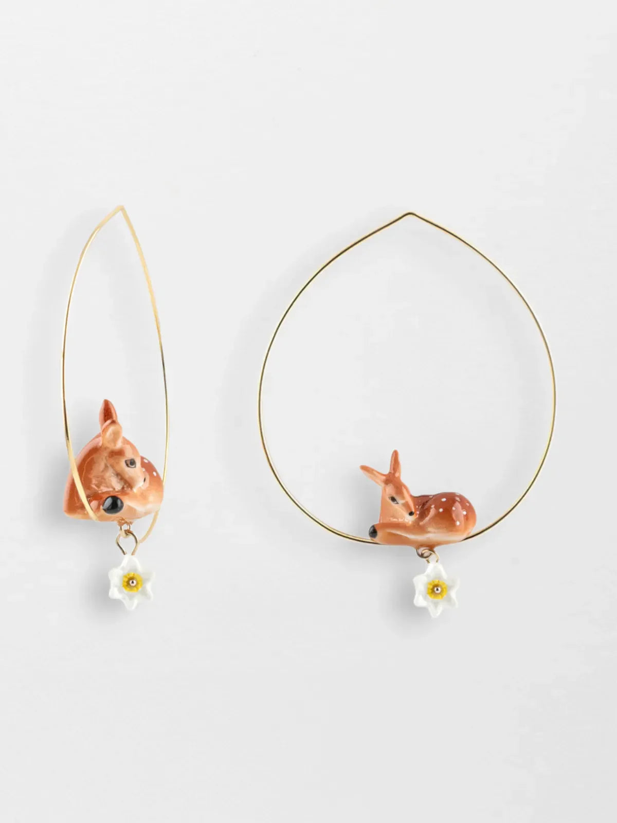Girafe hoop earrings
