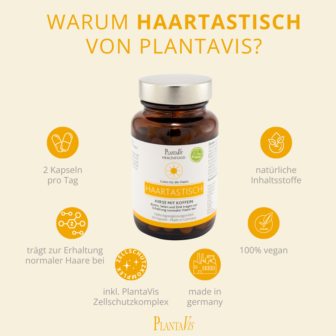 HAARTASTISCH HIRSE MIT KOFFEIN