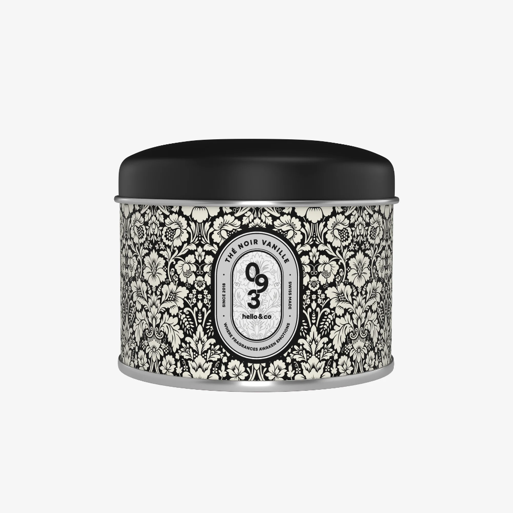 No. 093 Thé Noir Vanille - Bougie Parfumée