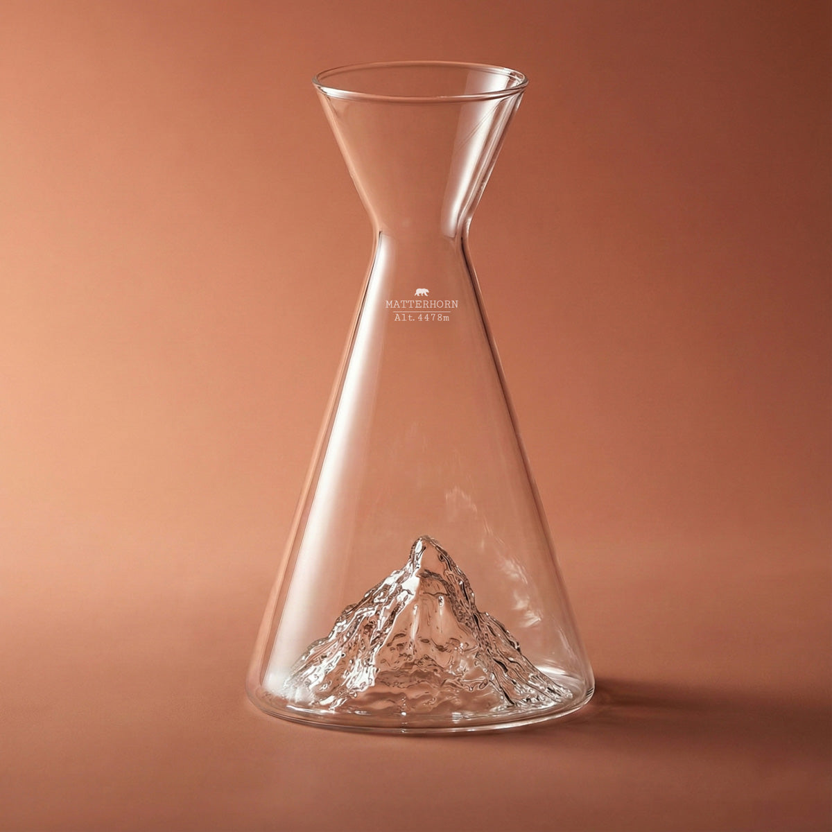 Water Carafe Mount Matterhorn TOPOGRAPHIC