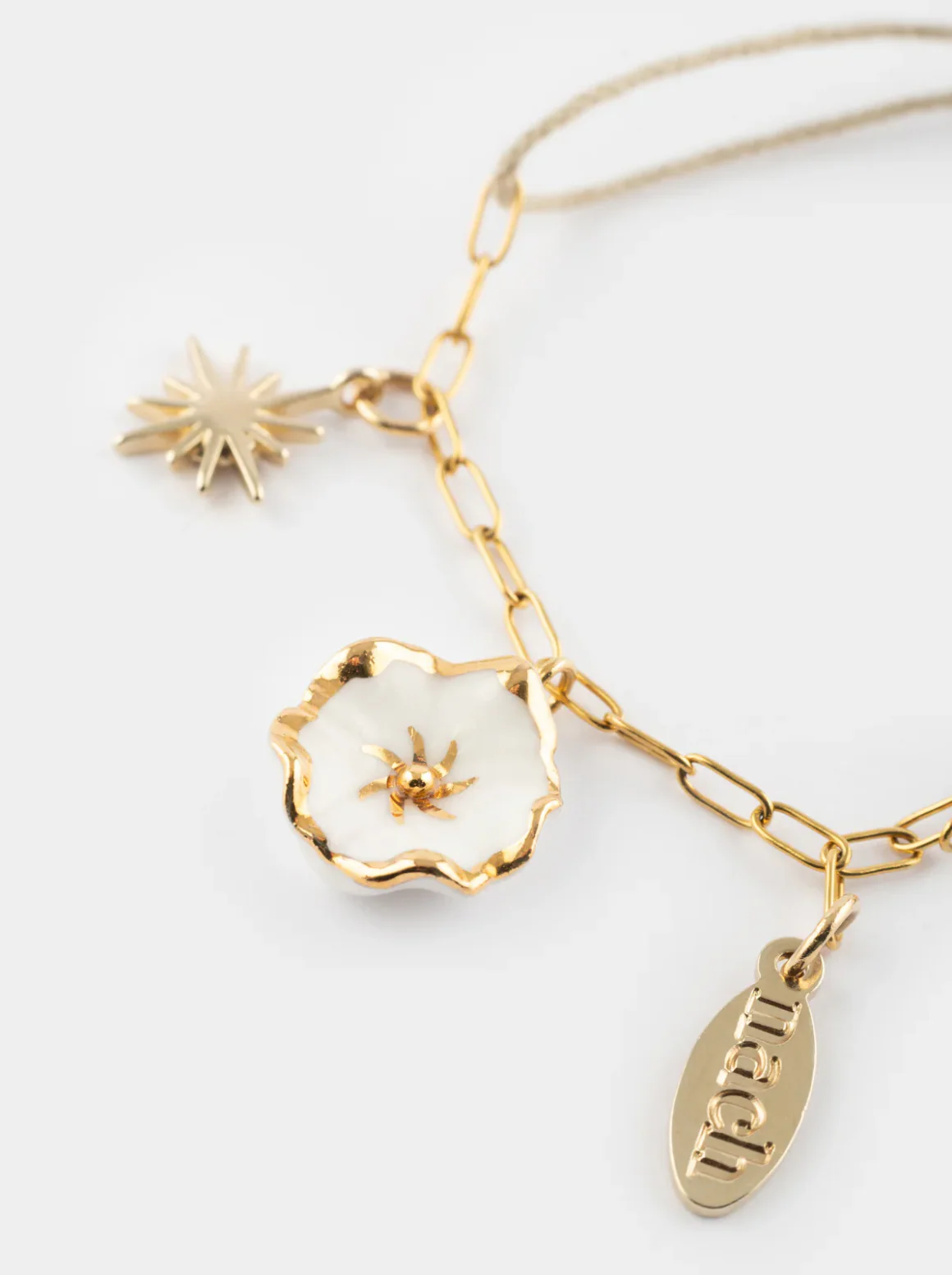 White Dryad Flower bracelet - Arctique