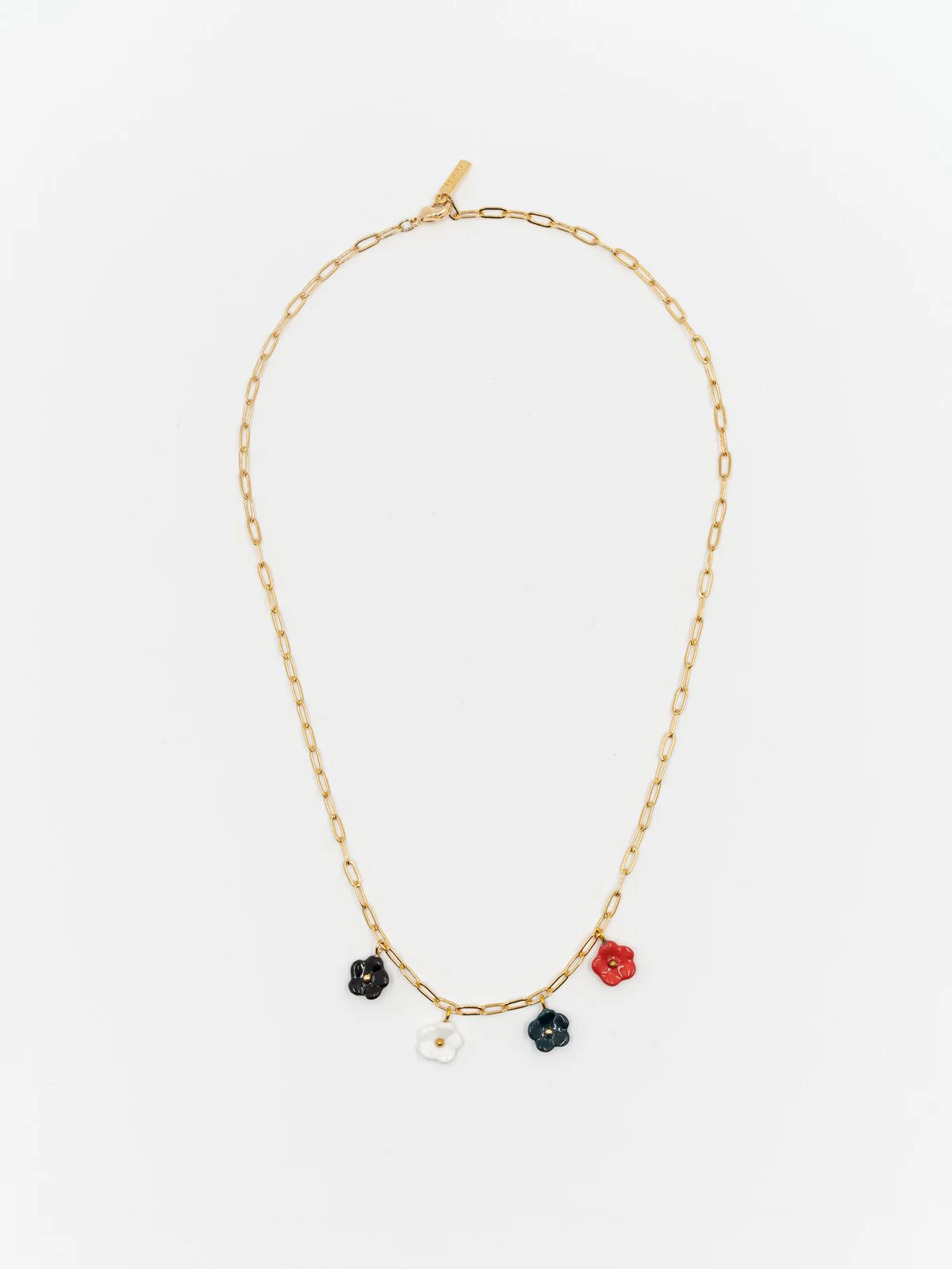 mini flowers necklace u219