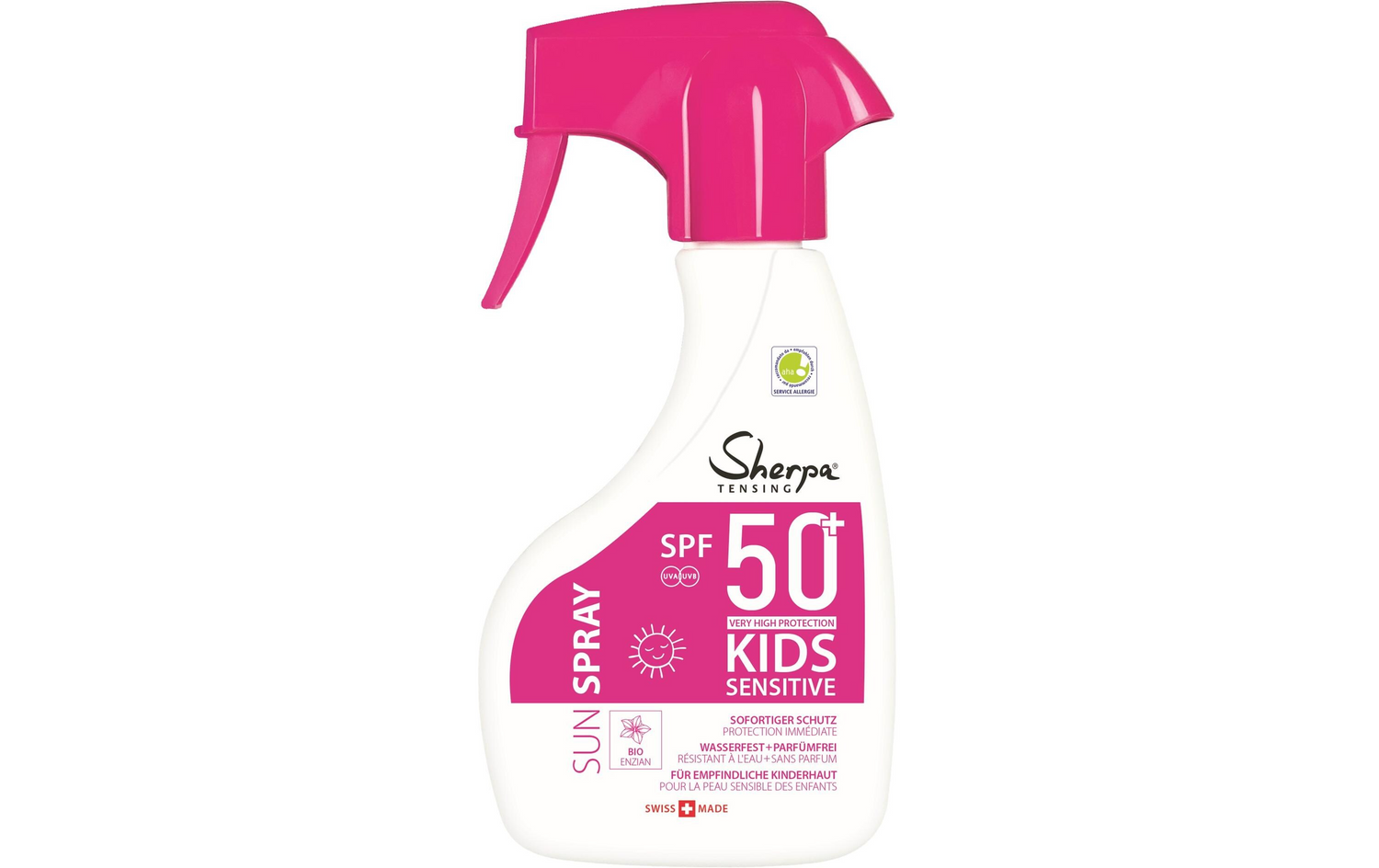 SHERPA SONNENSPRAY SPF50+ KIDS SENSITIVE