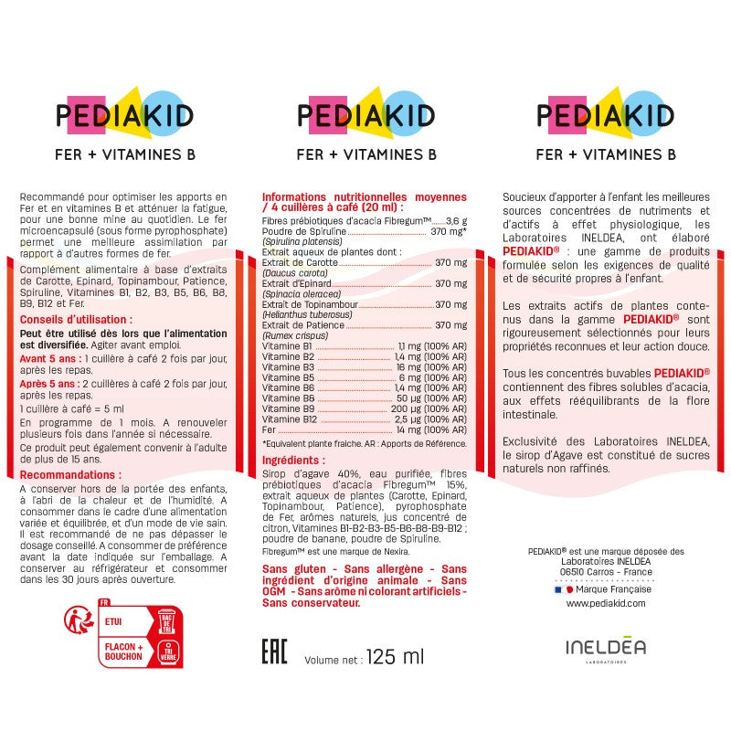 FER + VITAMINES B