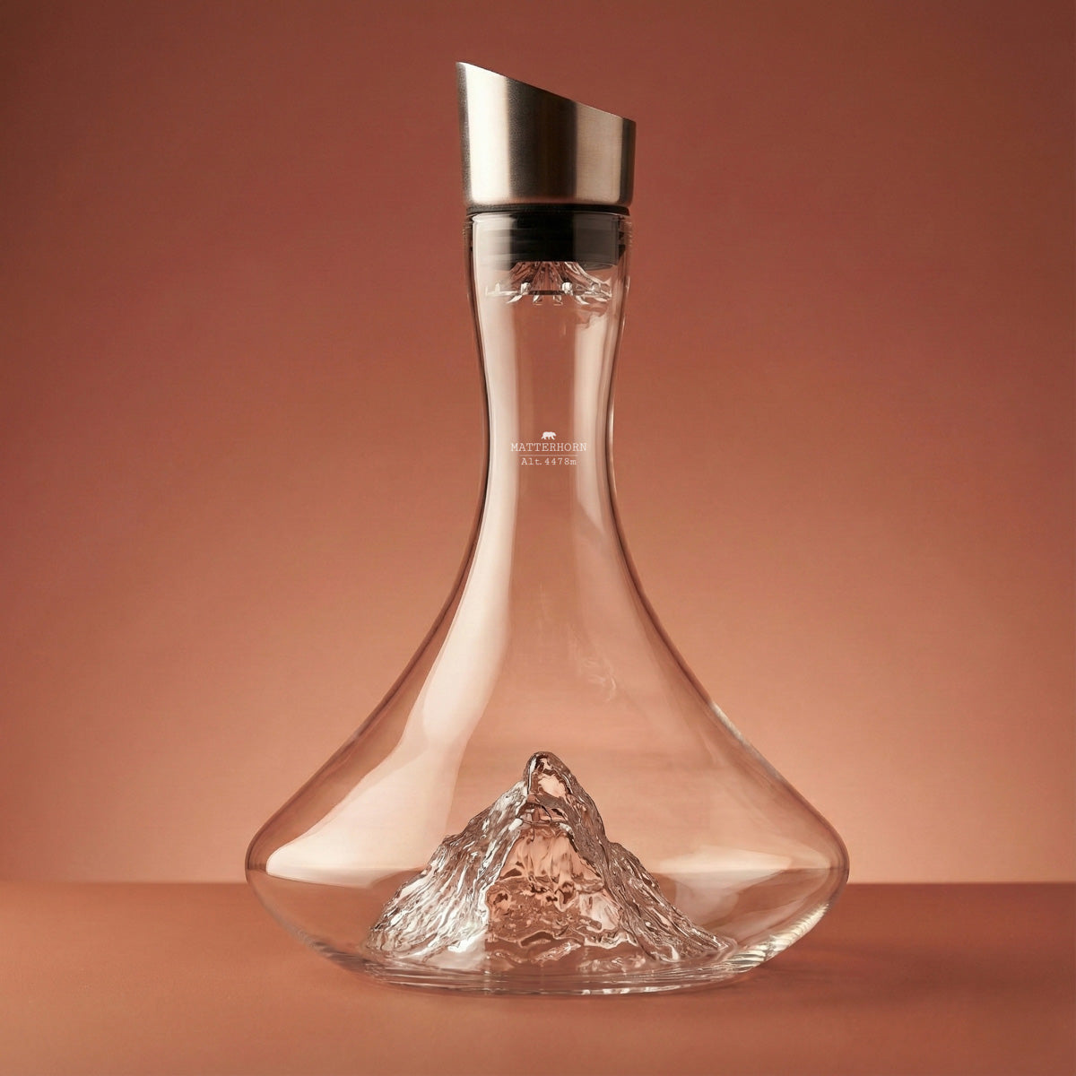 Wine Decanter Mont Matterhorn TOPOGRAPHIC